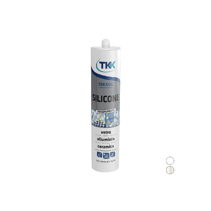 SILICONE ACETICO UNIVERSALE 280 ml - Trasparente