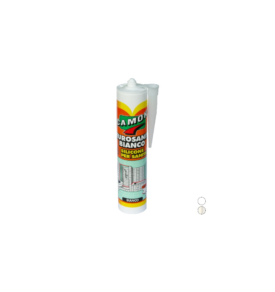 SILICONE ACETICO ANTIMUFFA 280 ML 280 ml - Bianco