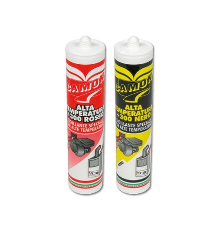 SILICONE PER ALTE TEMPERATURE 280 ml - Nero