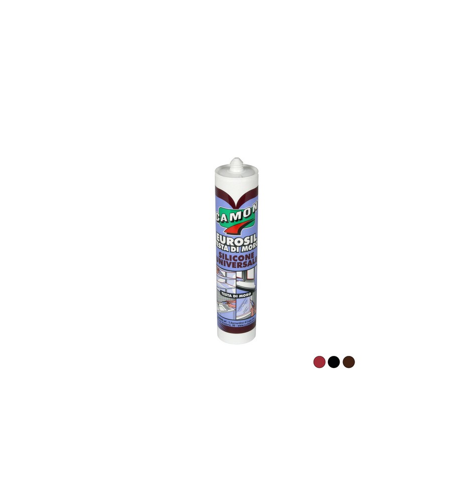 SIGILLANTE SILICONICO ACETICO EUROSIL 280 ml - Rosso Siena