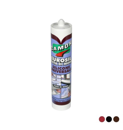 SIGILLANTE SILICONICO ACETICO EUROSIL 280 ml - Rosso Siena