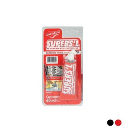SIGILLANTE SILICONICO SUPERSIL ALTA TEMPERATURA 60 ml - Nero