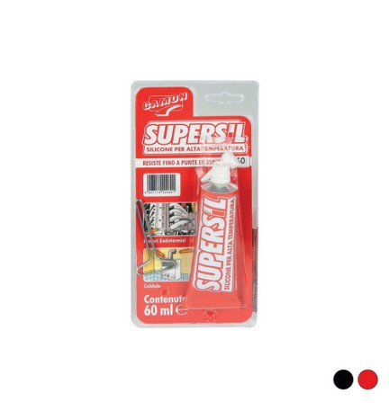SIGILLANTE SILICONICO SUPERSIL ALTA TEMPERATURA 60 ml - Rosso