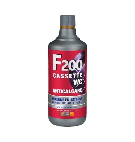 TRATTAMENTO ANTICALCARE CASSETTE WC "F200" 1 lt