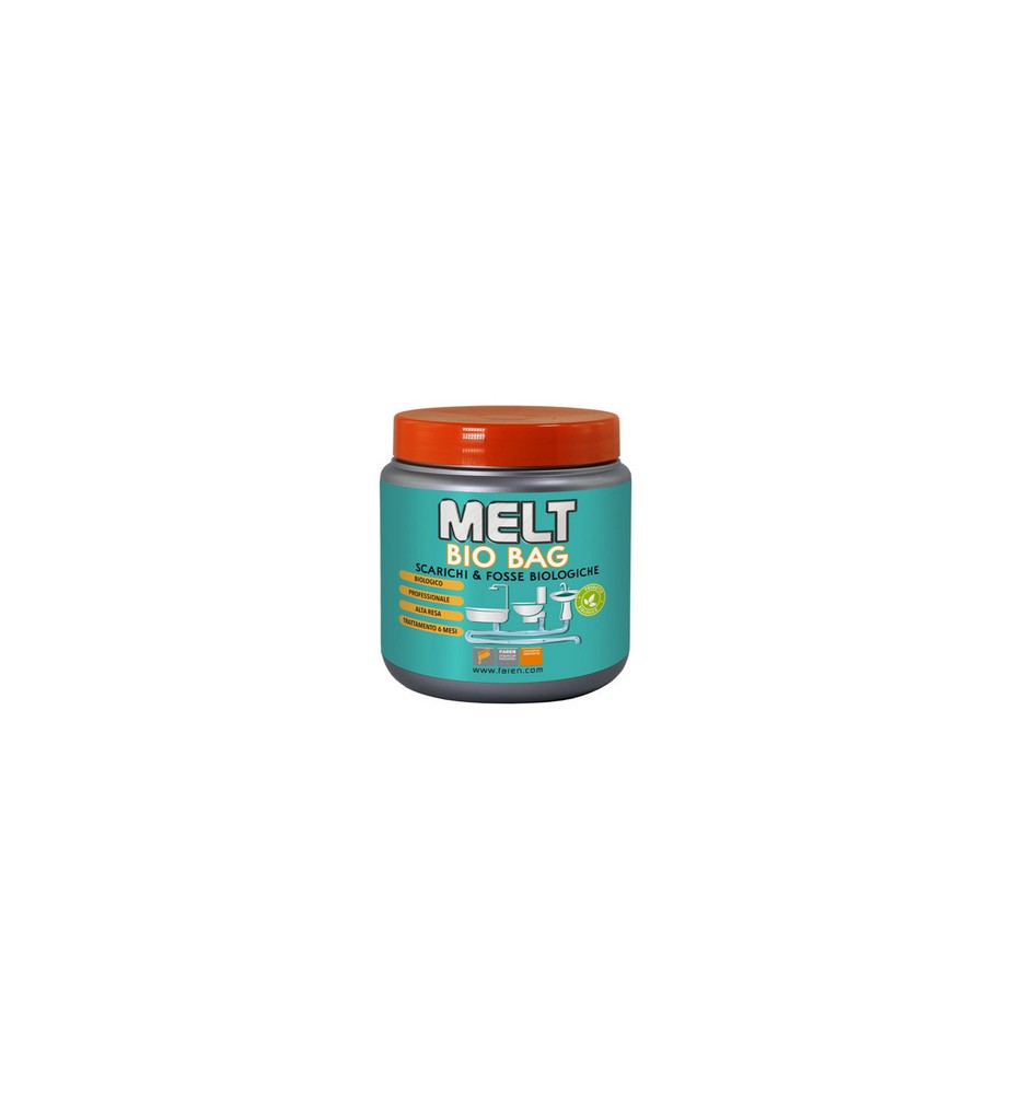 DISGORGANTE IN POLVERE MELT BIO BAG 6 bustine da 50 gr