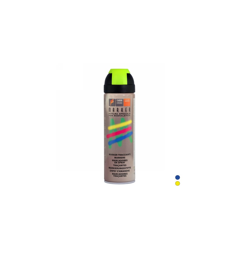 VERNICE SPRAY MARKER TRACCIANTE Blu Fluo 400 ml