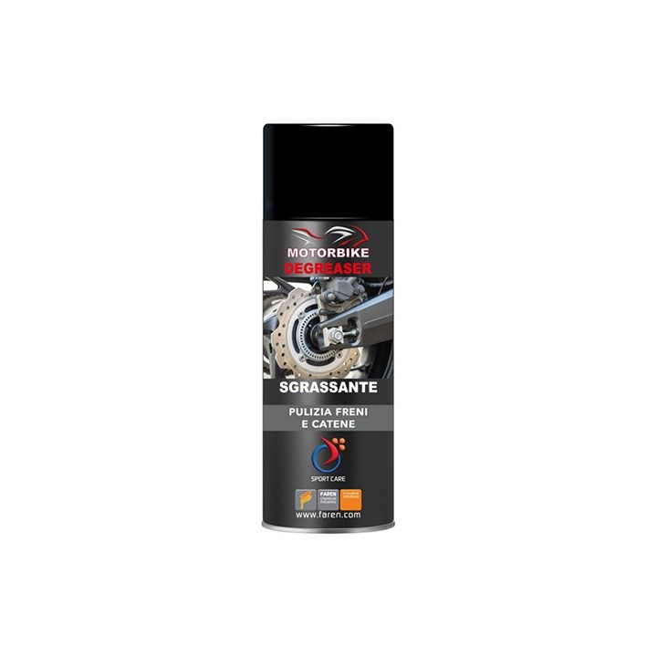 PULITORE IMPIANTI FRENANTI E CATENE MOTO DEGREASER 200 ml