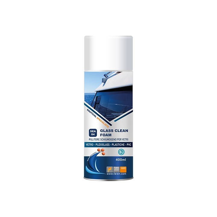 PULITORE SCHIUMOGENO PER VETRI LINEA NAUTICA 400 ml