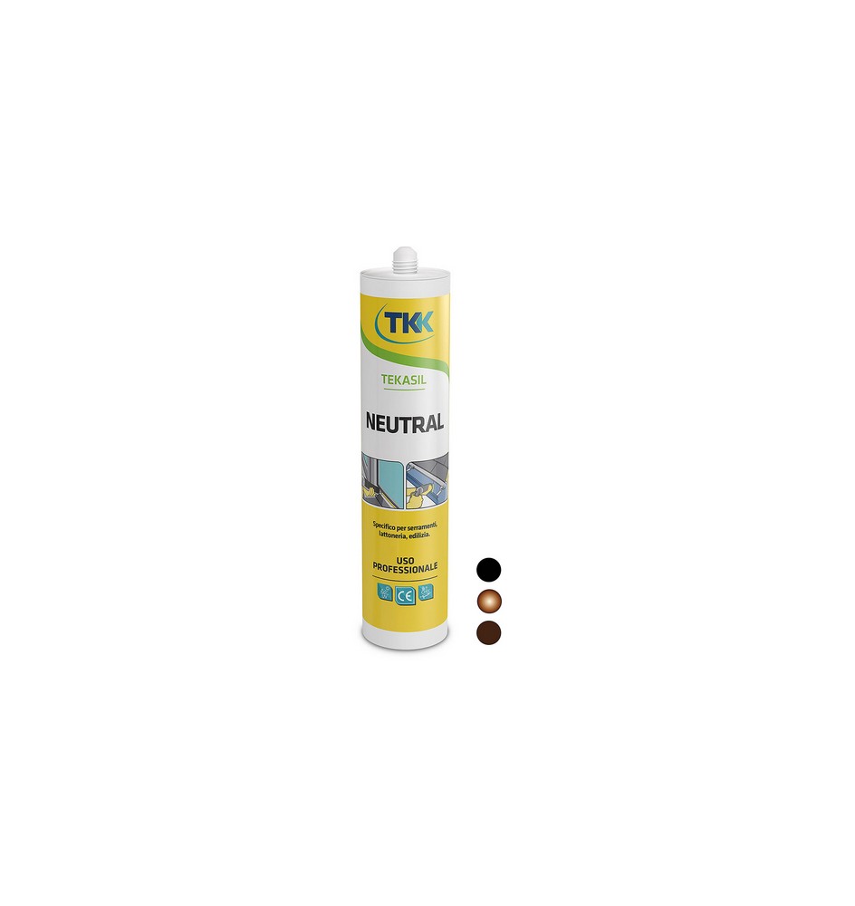 SILICONE TEKASIL NEUTRAL EDILIZIA 310 ml - Marrone 8007