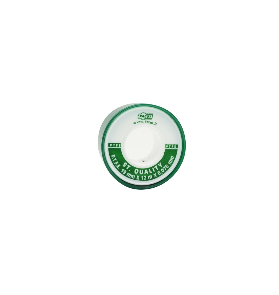 NASTRO P.T.F.E TEFLON STANDARD QUALITY H 12 mm x 12 m