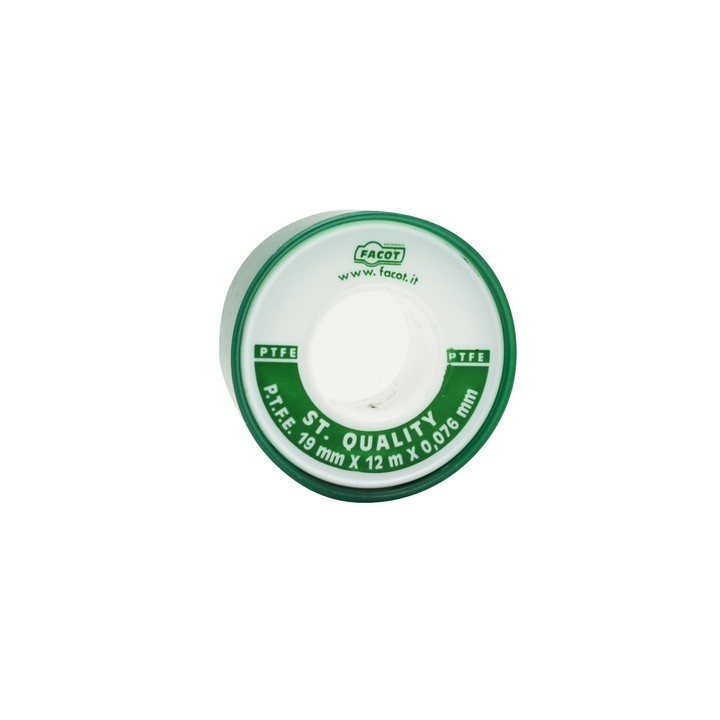 NASTRO P.T.F.E TEFLON STANDARD QUALITY H 12 mm x 12 m