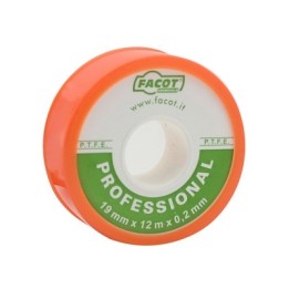 NASTRO P.T.F.E TEFLON PROFESSIONAL H 19 mm x 12 m