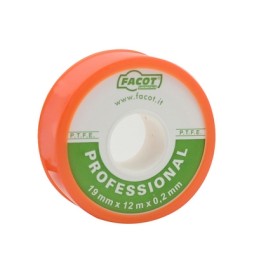 NASTRO P.T.F.E TEFLON PROFESSIONAL H 19 mm x 12 m