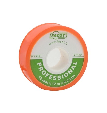 NASTRO P.T.F.E TEFLON PROFESSIONAL H 19 mm x 12 m
