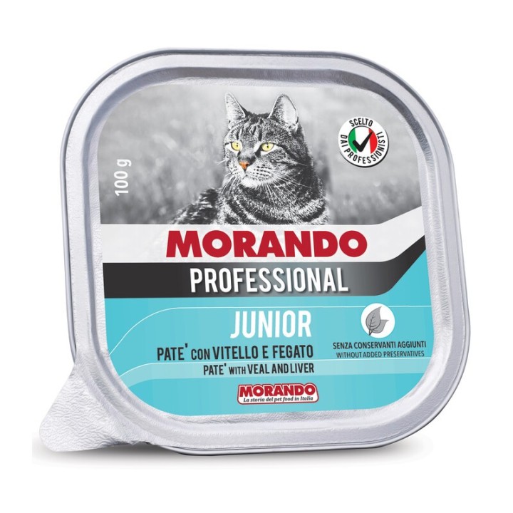 CIBO GATTO MORANDO VSC 100 G VITELLO E FEGATO