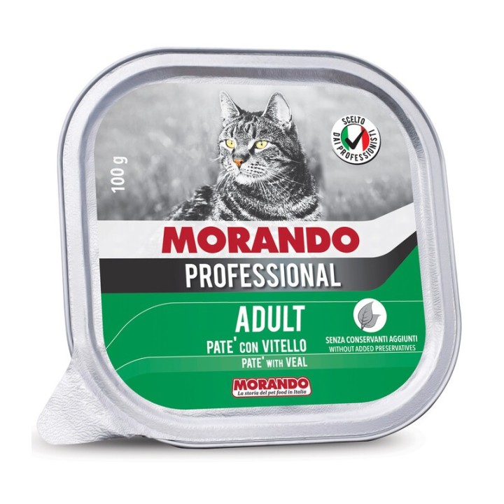 CIBO GATTO MORANDO VSC 100 G VITELLO E POLLO