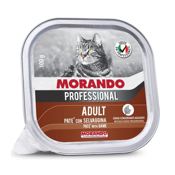 CIBO GATTO MORANDO VSC 100 G SELVAGGINA