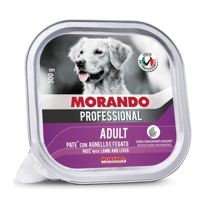 CIBO CANE MORANDO VSC 300 G CARNI AGNEL FEGATO