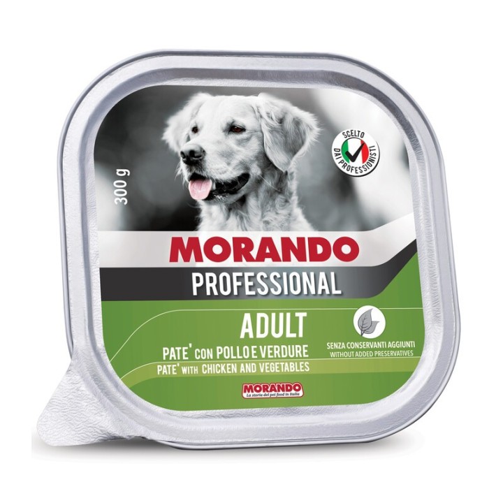 CIBO CANE MORANDO VSC 300 G CARNI POL VERDURE