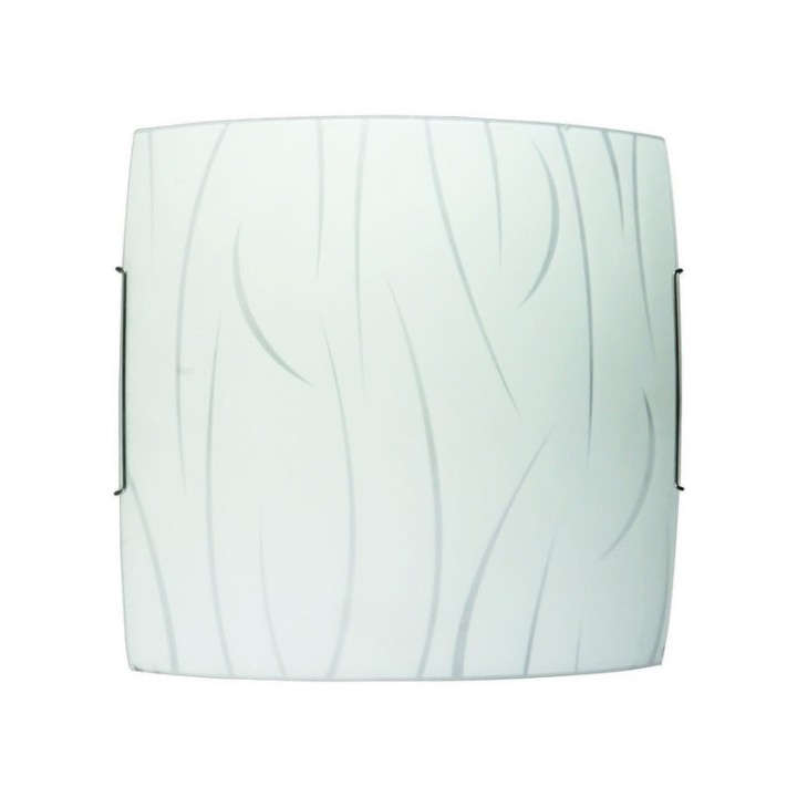 PLAFONIERA SIMONE D 40 CM 2 LUCI E27 F ACC B/CO