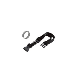ZOOV COLLARE REG. IN NYLON NERO MM.10X20/30