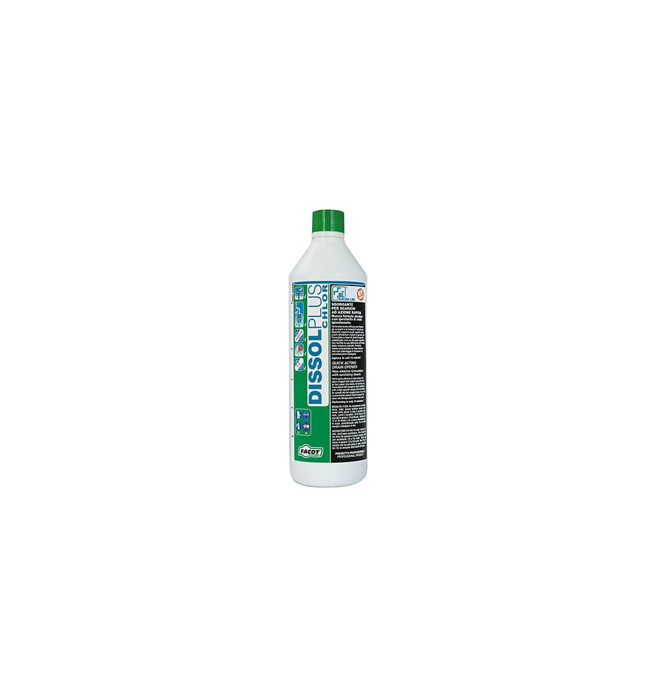 DISGORGANTE DISSOL PLUS + CHLOR FLACONE 1 lt