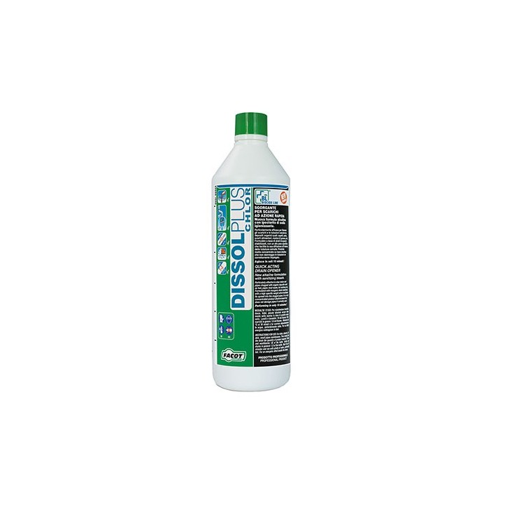 DISGORGANTE DISSOL PLUS + CHLOR FLACONE 1 lt