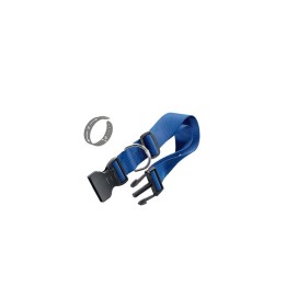 ZOOV COLLARE REG. IN NYLON BLU MM.15X30/45