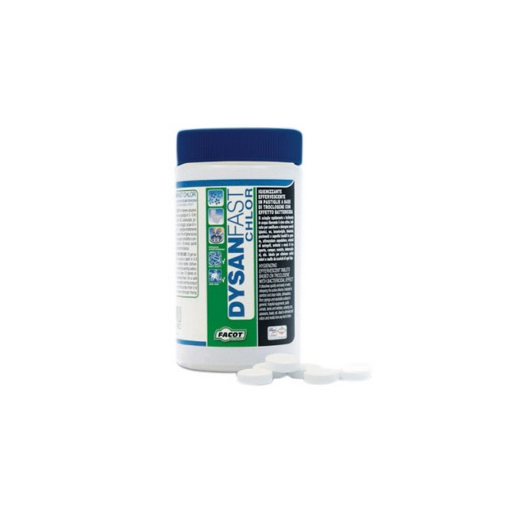 MINIPASTIGLIE DI CLORO ATTIVO DYSANFAST-CLORO 1 kg past. 3.5 gr