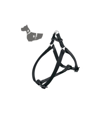 ZOOV PETTORINA REG.NYLON NERO MM.10XCM.30/40