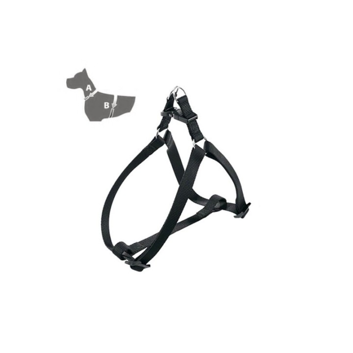 ZOOV PETTORINA REG.NYLON NERO MM.10XCM.30/40