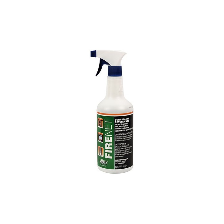 SGRASSATORE SGRASSANTE DETERGENTE VETRI CAMINETTO FIRENET 750 ml