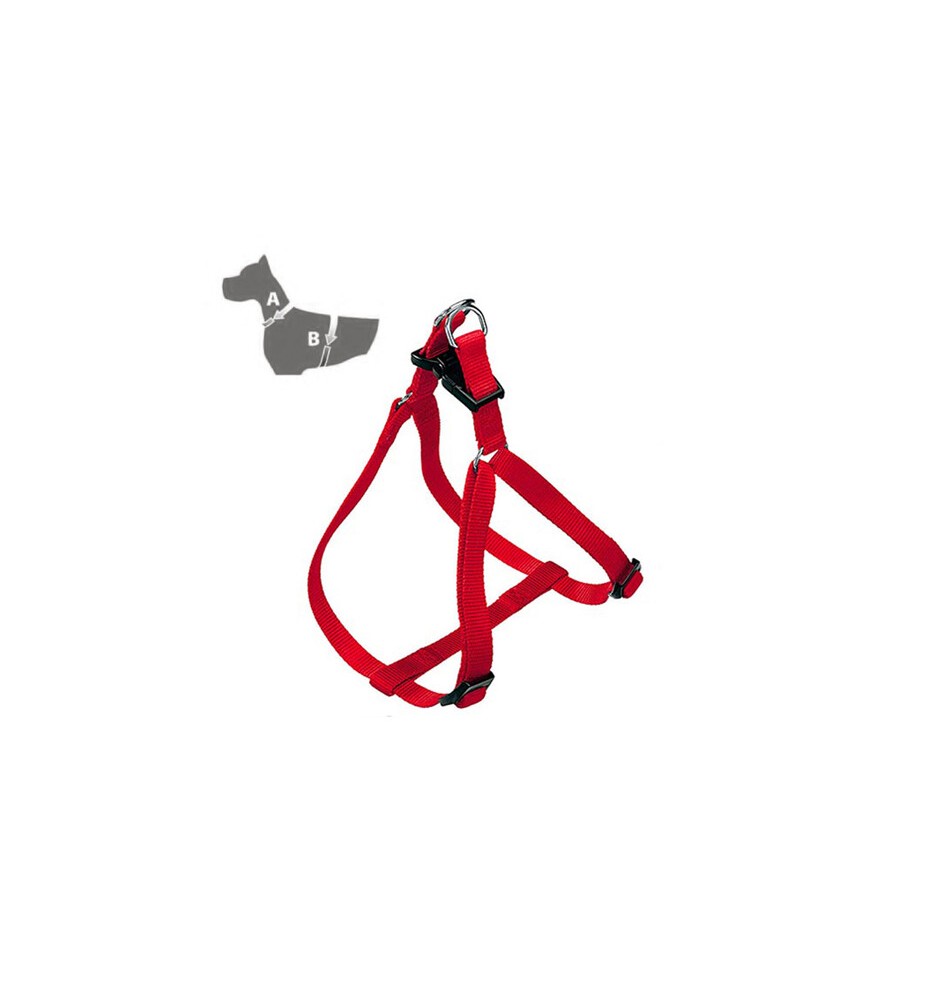 ZOOV PETTORINA REG.NYLON ROSSO MM.10XCM.30/40