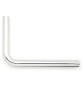 CANNA SCARICO W.C. A 90° SENZA ROSONE A RAGGIO STRETTO mm 200 x 300