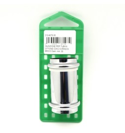 GIUNZIONE PER TUBI IN OTTONE CON 2 O-RING S-BRICO Diam. mm. 26