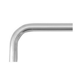 CANOTTO CURVA 90° IN OTTONE CROMO D.25- 200X300 mm