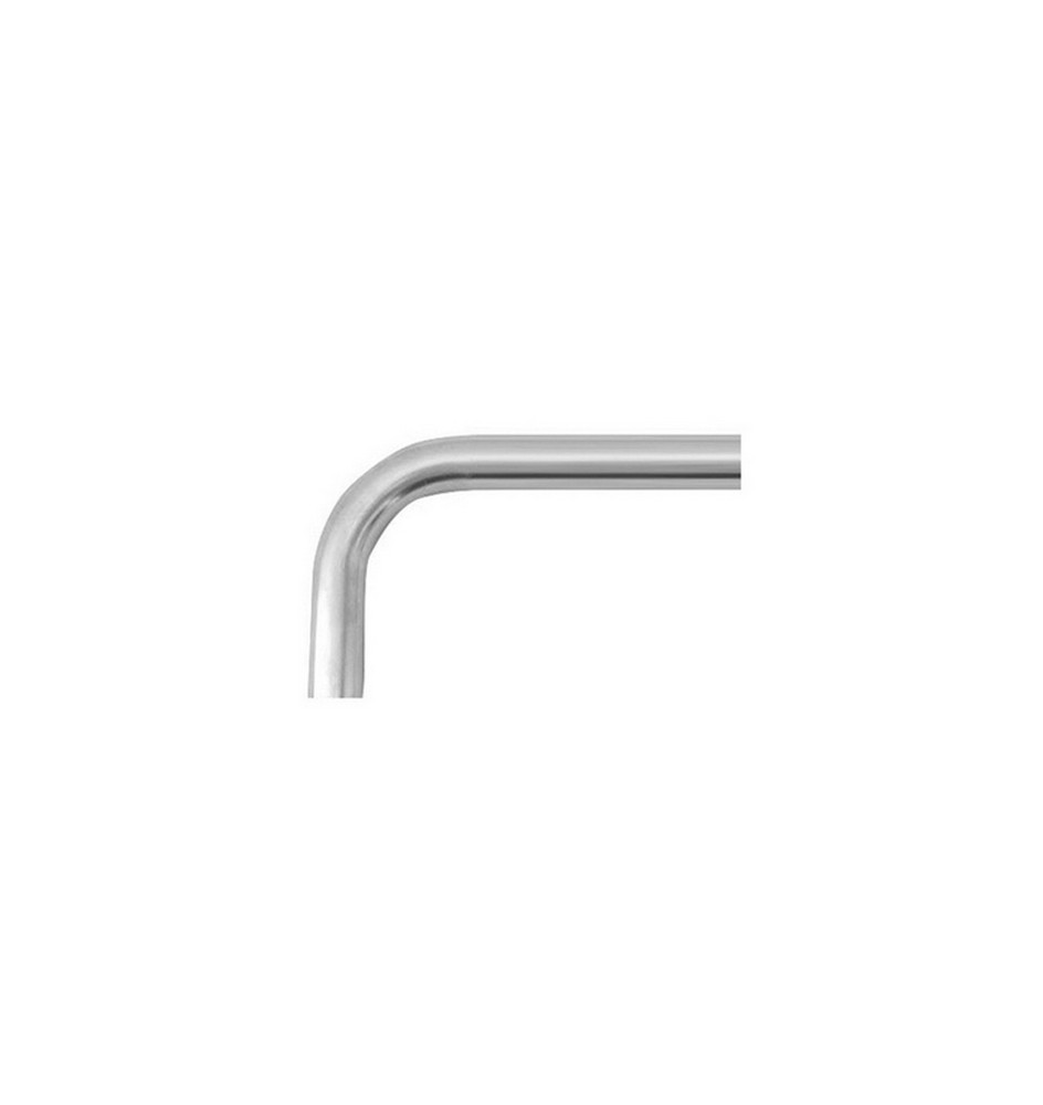 CANOTTO CURVA 90° IN OTTONE CROMO D.25- 200X300 mm