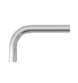 CANOTTO CURVA 90° IN OTTONE CROMO D.30- 200X300 mm