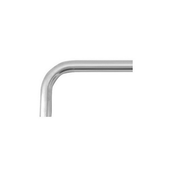 CANOTTO CURVA 90° IN OTTONE CROMO D.30- 200X300 mm