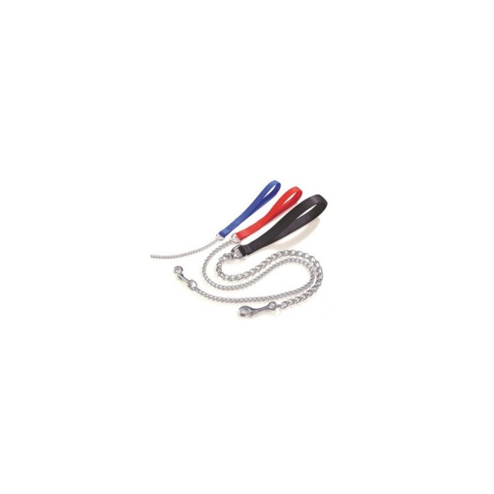 ZOOV GUINZAGLIO NYLON CM.120 BLU C/CATENA ACC