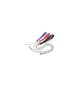 ZOOV GUINZAGLIO NYLON CM.120 BLU C/CATENA ACC