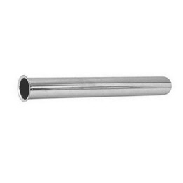 CANOTTO IN OTTONE CON CARTELLA CROMATO 1"1/4 D. 32 x 200 mm