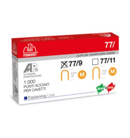 MAESTRI PUNTI SPILLATRICE 77/ 9 DA 1000 PZ