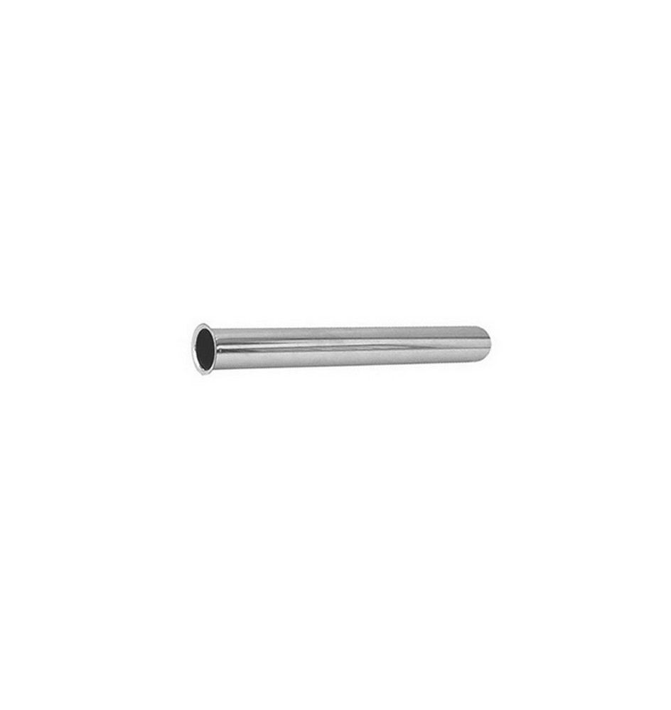 CANOTTO IN OTTONE CON CARTELLA CROMATO 1"1/4 D. 32 x 300 mm