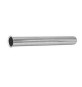 CANOTTO IN OTTONE CON CARTELLA CROMATO 1"1/4 D. 40 x 200 mm