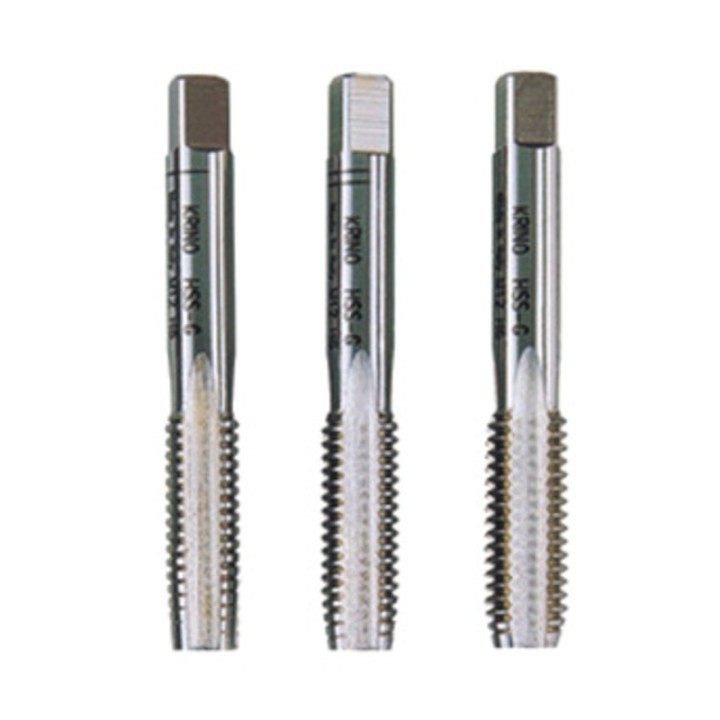 SERIE 3 MASCHI A MANO KRINO HSS M12 PASSO 1,75