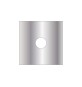 ROSONE INOX QUADRATO 80X80 NASTRO BIOADESIVO Foro D. 20 mm