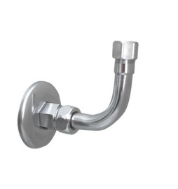 CURVETTA SOTTOLAVABO A 90° COMPLETA 1/2 x 3/8 Diam. 10