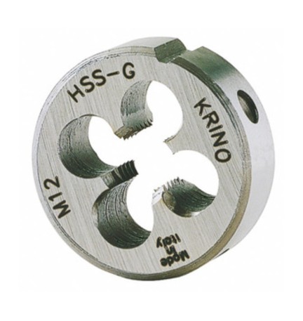 FILIERA TONDA HSS M 5 PASSO 0,80 D 20 MM