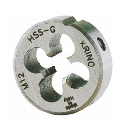 FILIERA TONDA HSS M 6 PASSO 1,00 D 20 MM